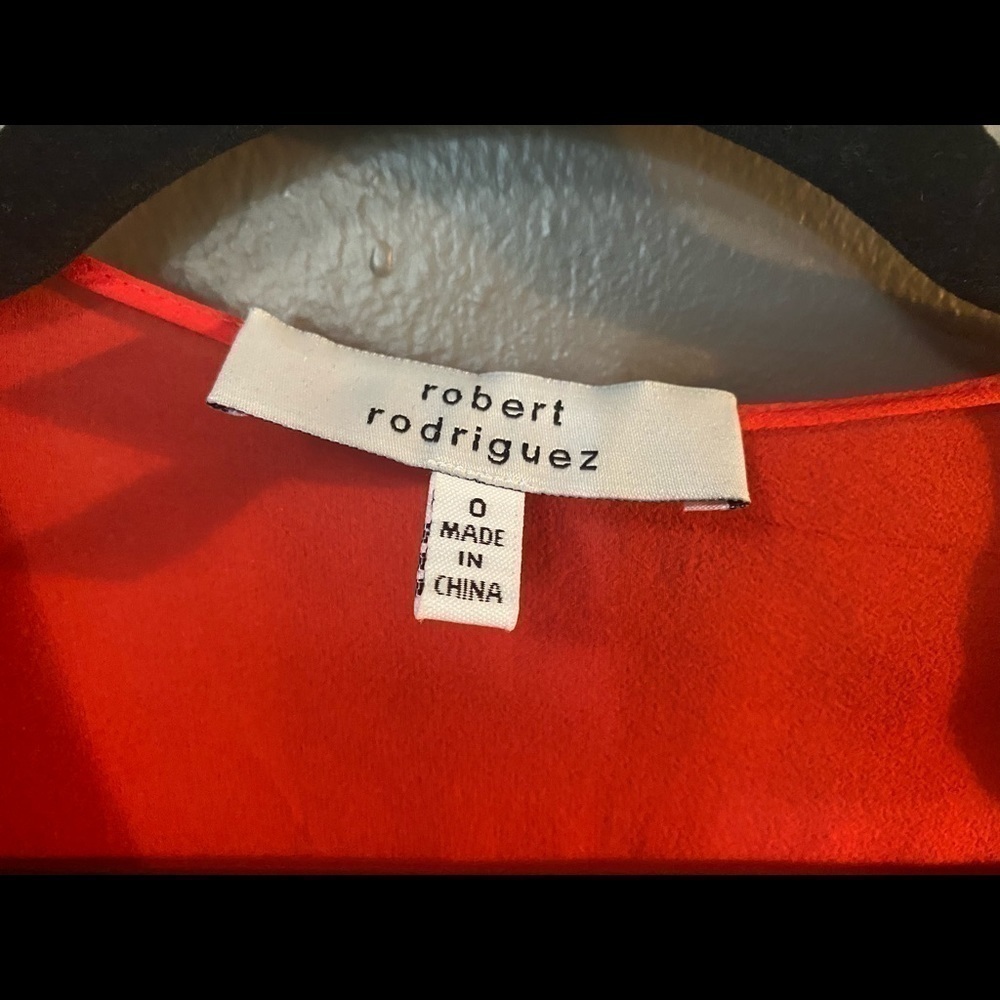 Roberto Rodriquez silk sheer Blouse , Xsmall - Picture 5 of 6